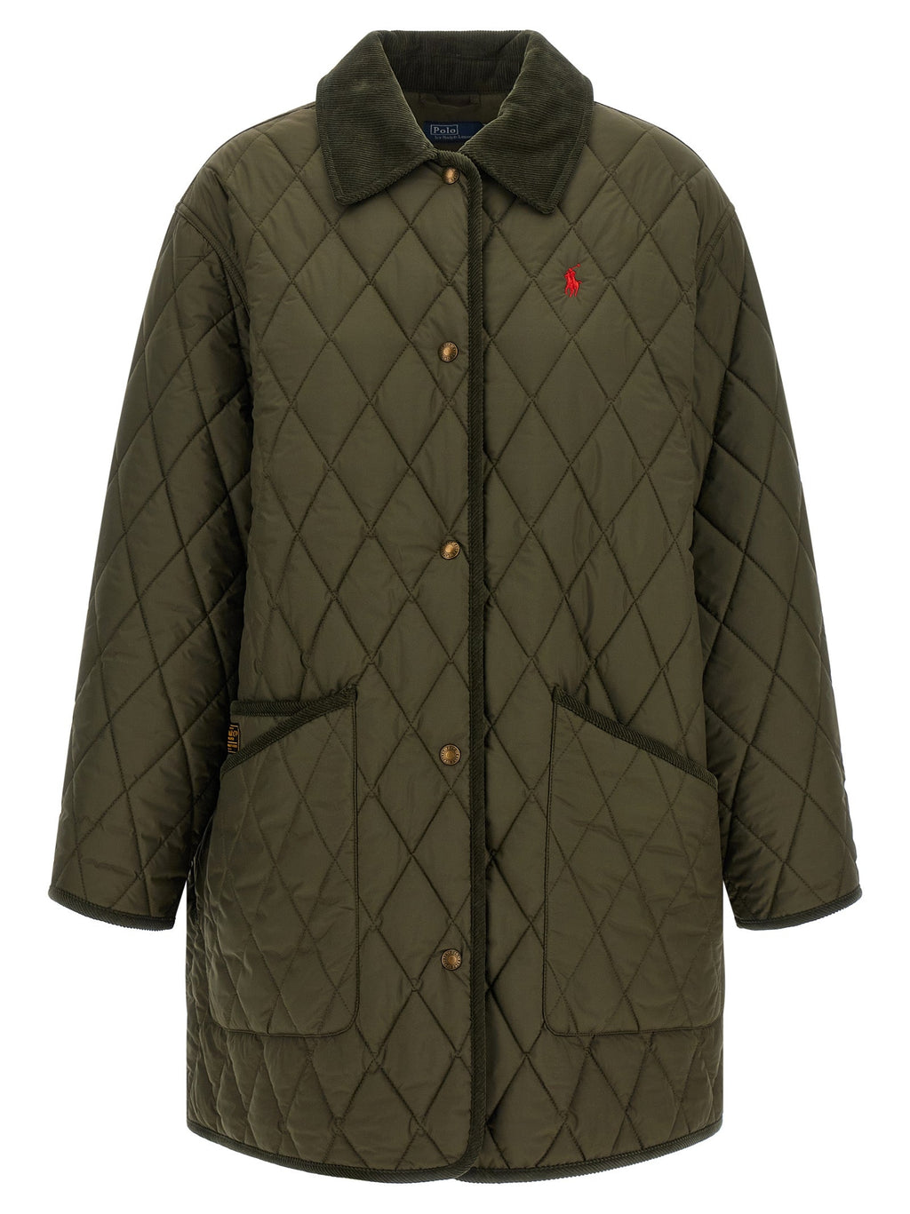 Polo Ralph Lauren Bicolor Polyester Full-Length Jacket