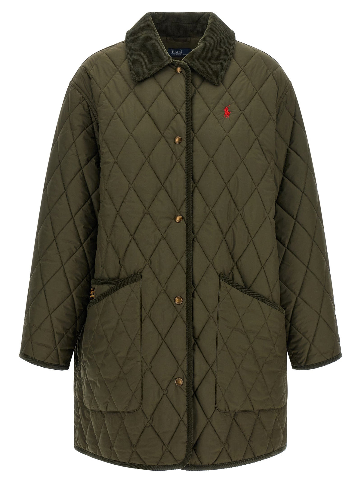 Polo Ralph Lauren Bicolor Polyester Full-Length Jacket