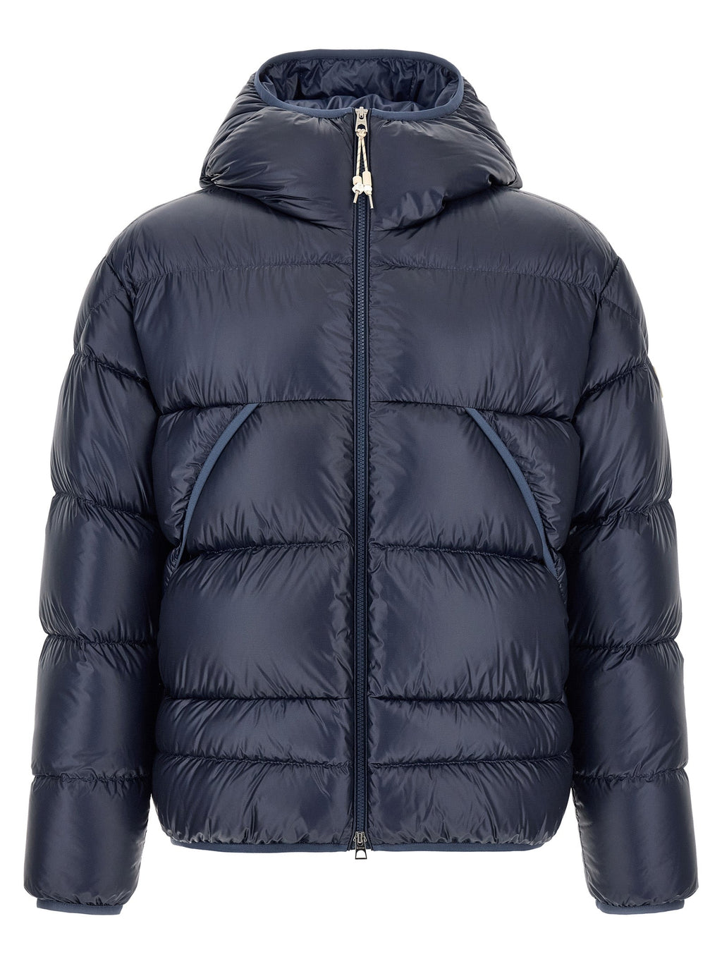 Moncler Blue Polyamide Full-Length Jacket