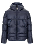 Moncler Blue Polyamide Full-Length Jacket