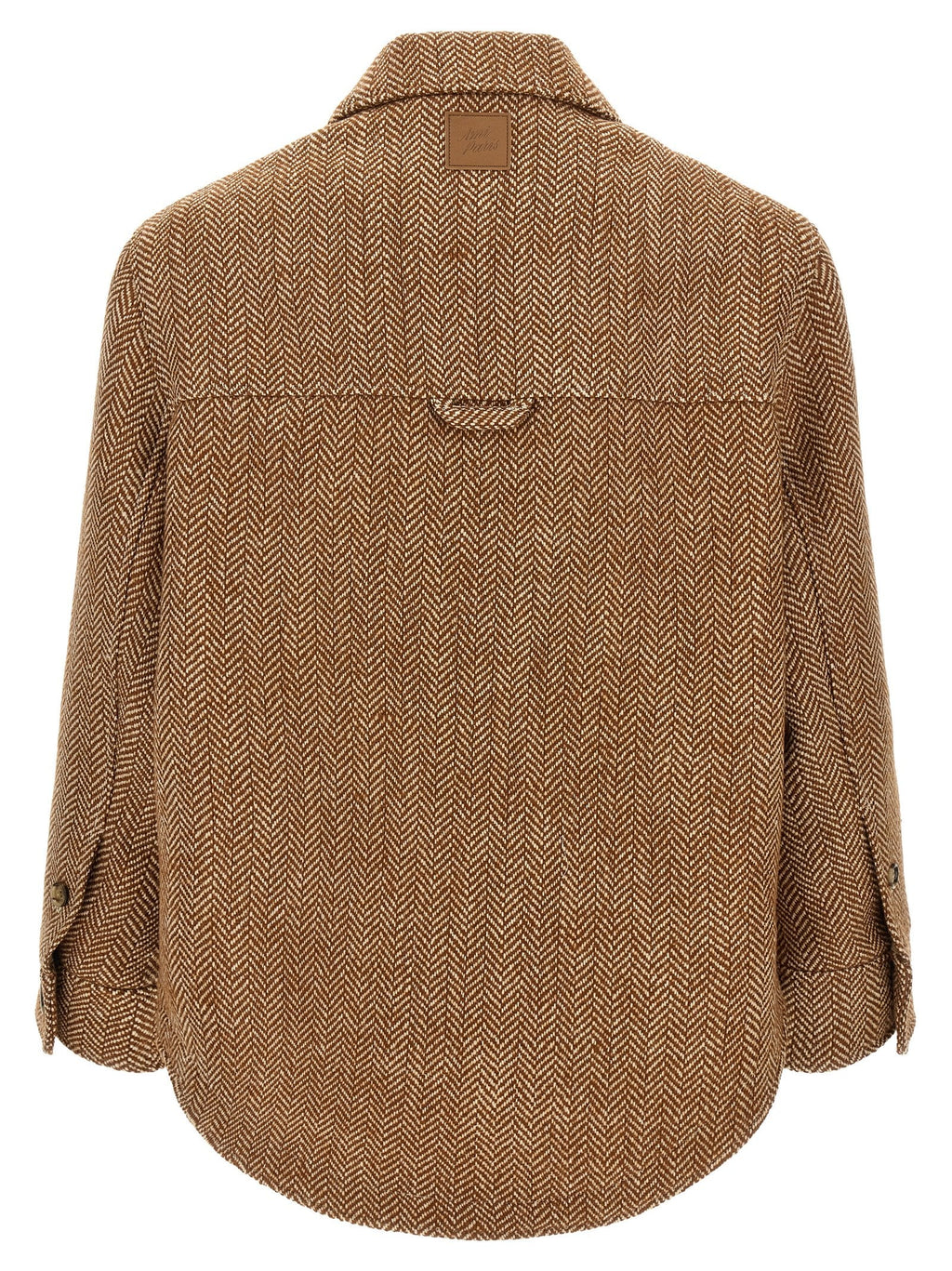 Ami Paris Brown Virgin Wool Jacket