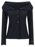 PINKO Blue Polyester Blazer