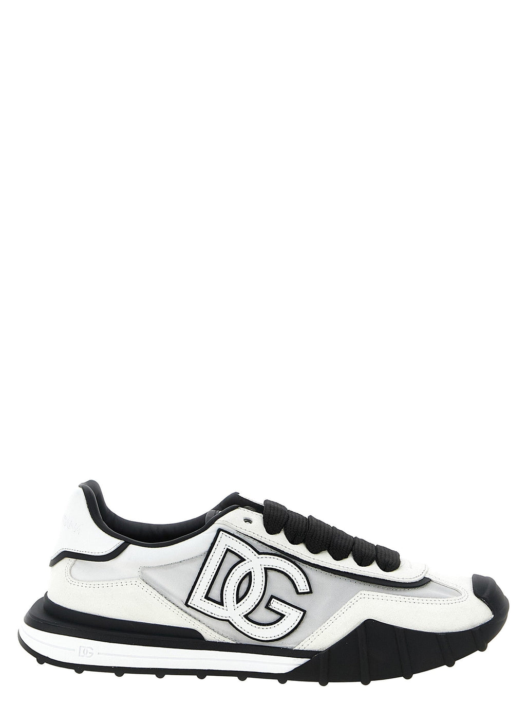 Dolce & Gabbana Bicolor Polyamide Athletic Sneakers