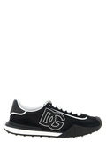Dolce & Gabbana Black Polyamide Athletic Sneakers