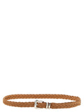 Brunello Cucinelli Brown Bull Skin Regular Belt