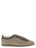 Brunello Cucinelli Gray Calfskin Low Top Sneakers