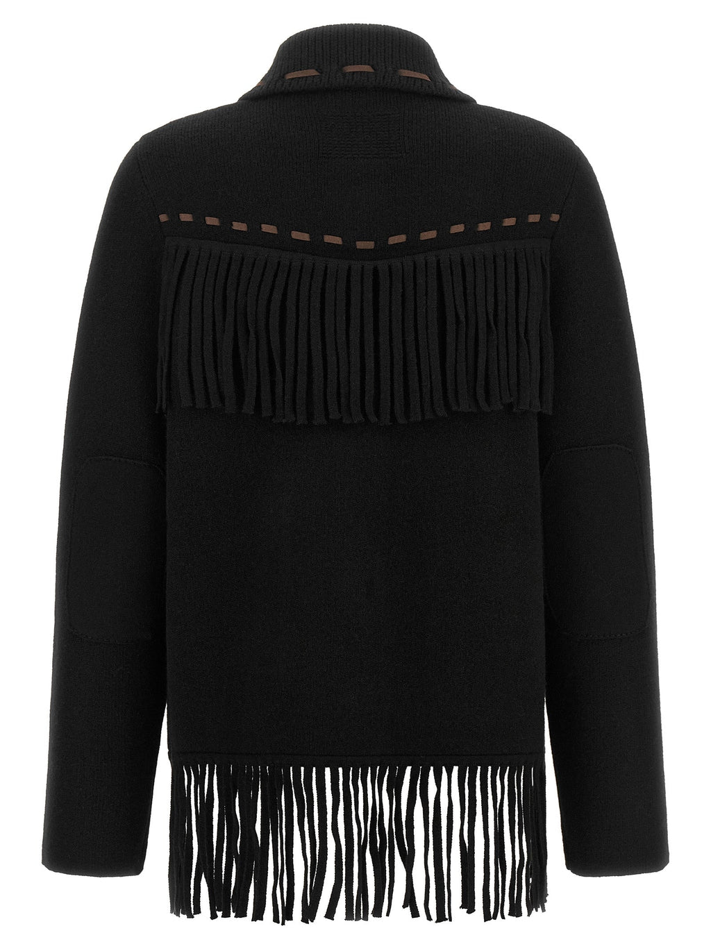Guest in Residence Black Wool Full-Length Jacket