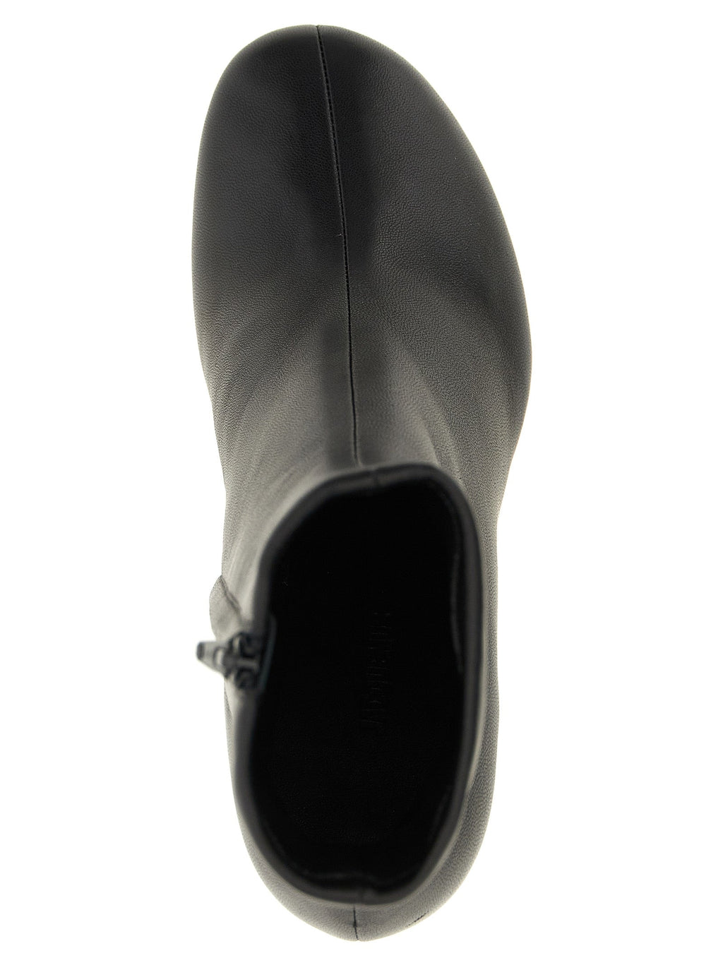 Jacquemus Black Lamb Leather Ankle Boots