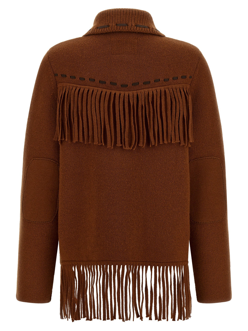 Guest in Residence Brown Wool Full-Length Jacket