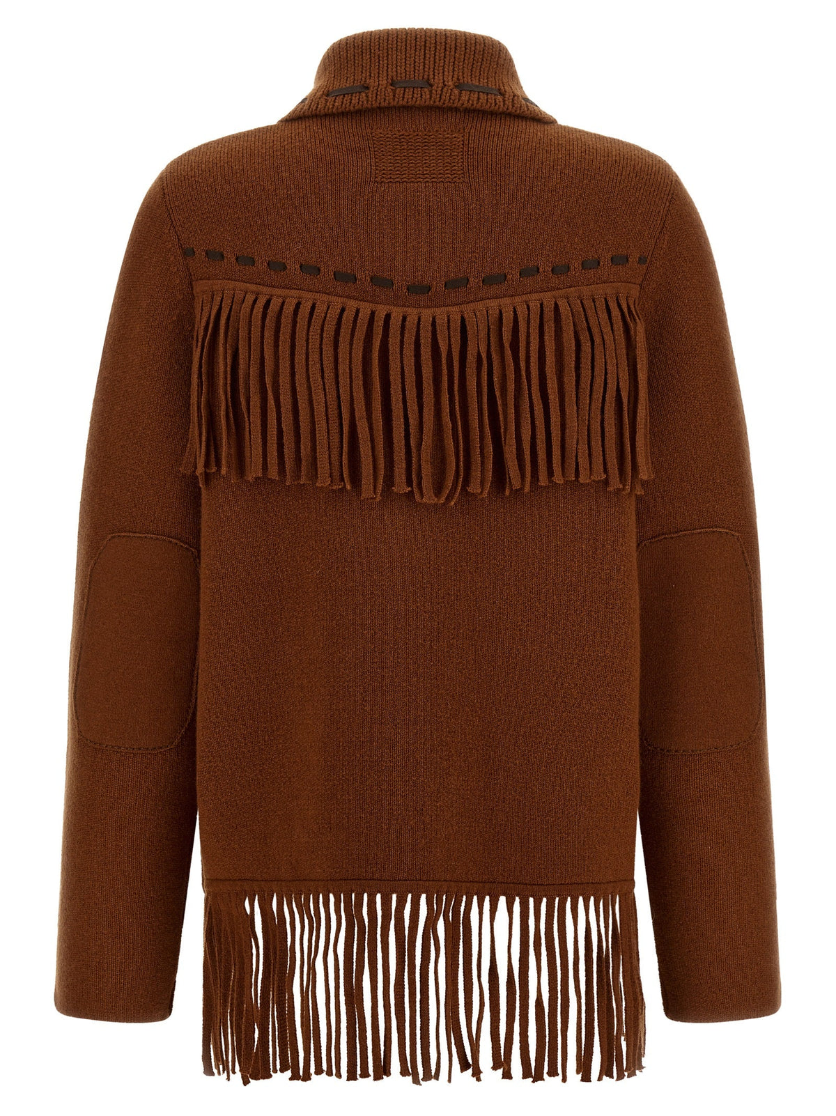 Guest in Residence Brown Wool Full-Length Jacket