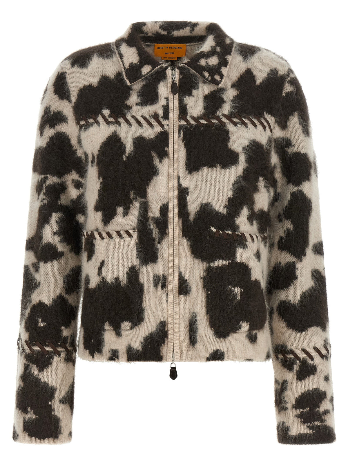 Guest in Residence Brown Cashmere Full-Length Jacket