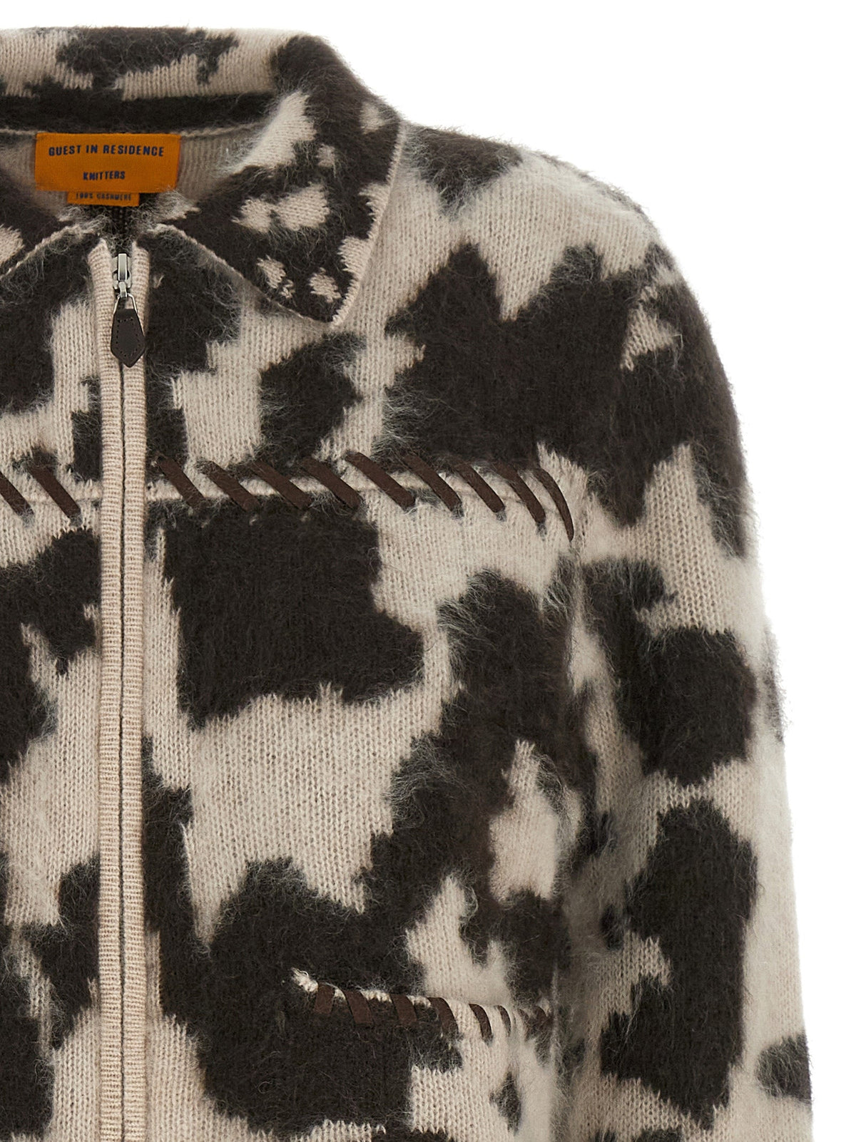 Guest in Residence Brown Cashmere Full-Length Jacket