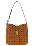 MCM Brown Polyethylene Shoulder Bag