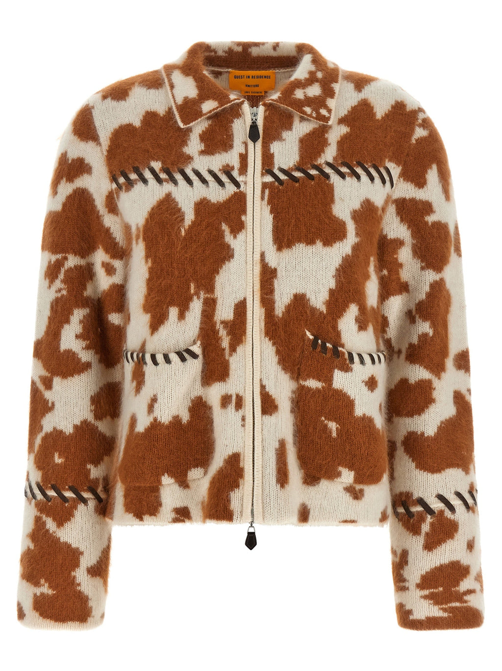 Guest in Residence Brown Cashmere Full-Length Jacket