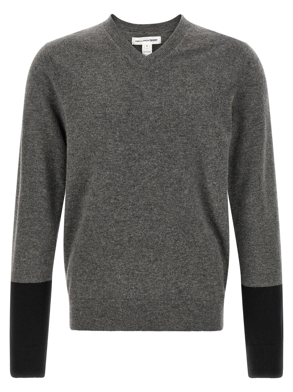Comme Des Garçons Gray Wool Cardigan