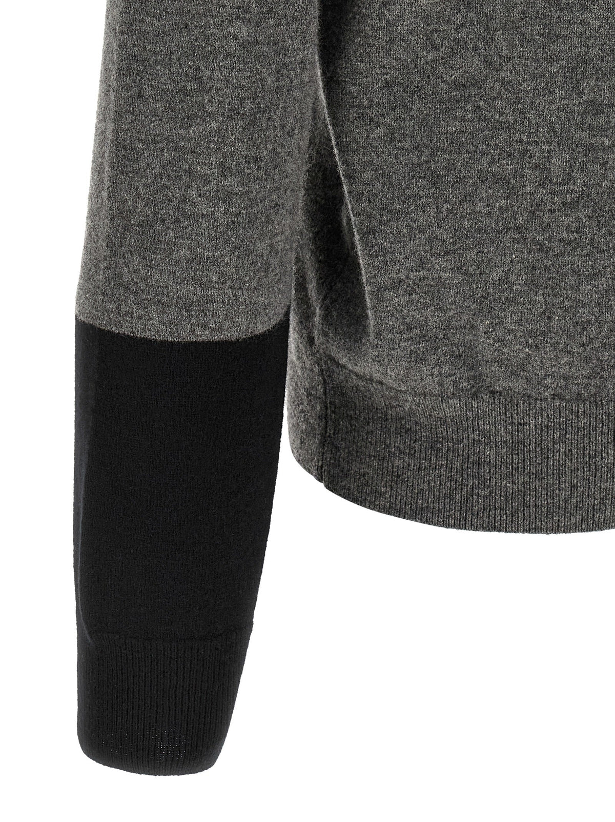 Comme Des Garçons Gray Wool Cardigan