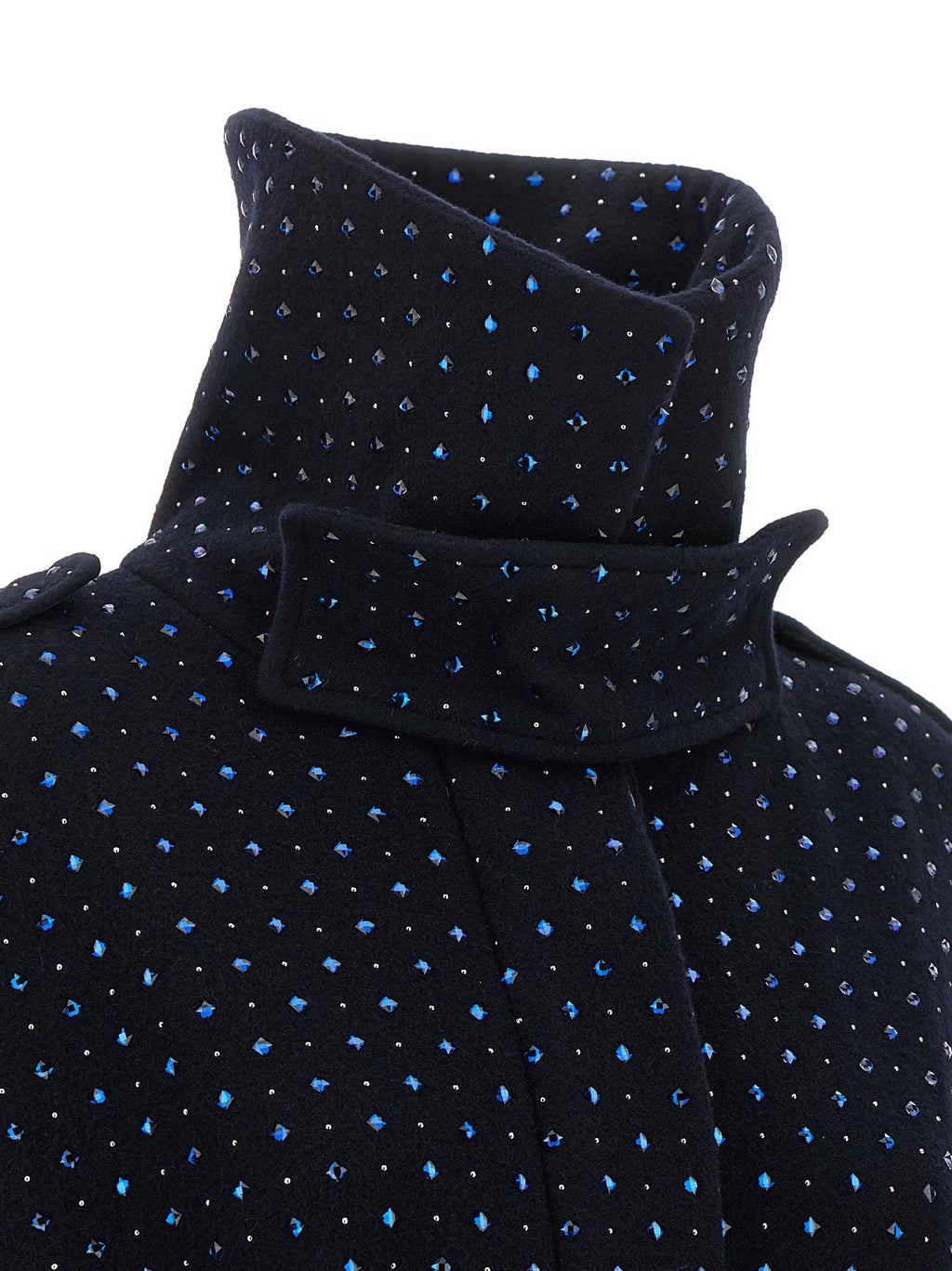PINKO Blue Wool Coat