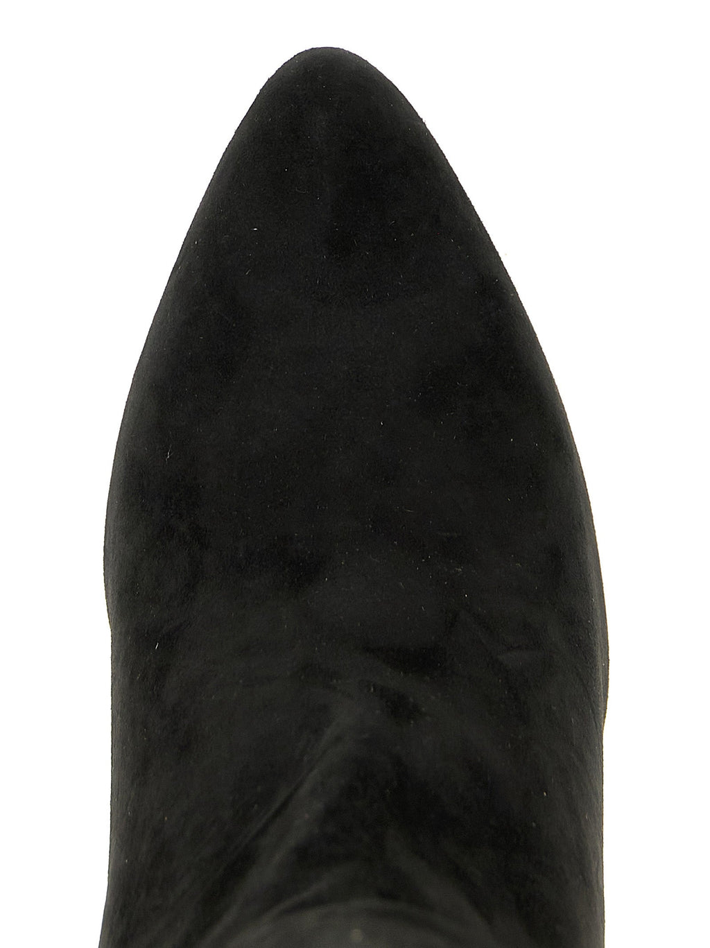 Christian Louboutin Black Calfskin Over The Knee