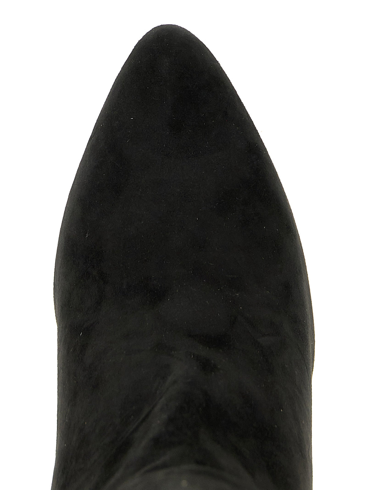 Christian Louboutin Black Calfskin Over The Knee