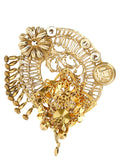 Dries Van Noten Gold Brass Broch