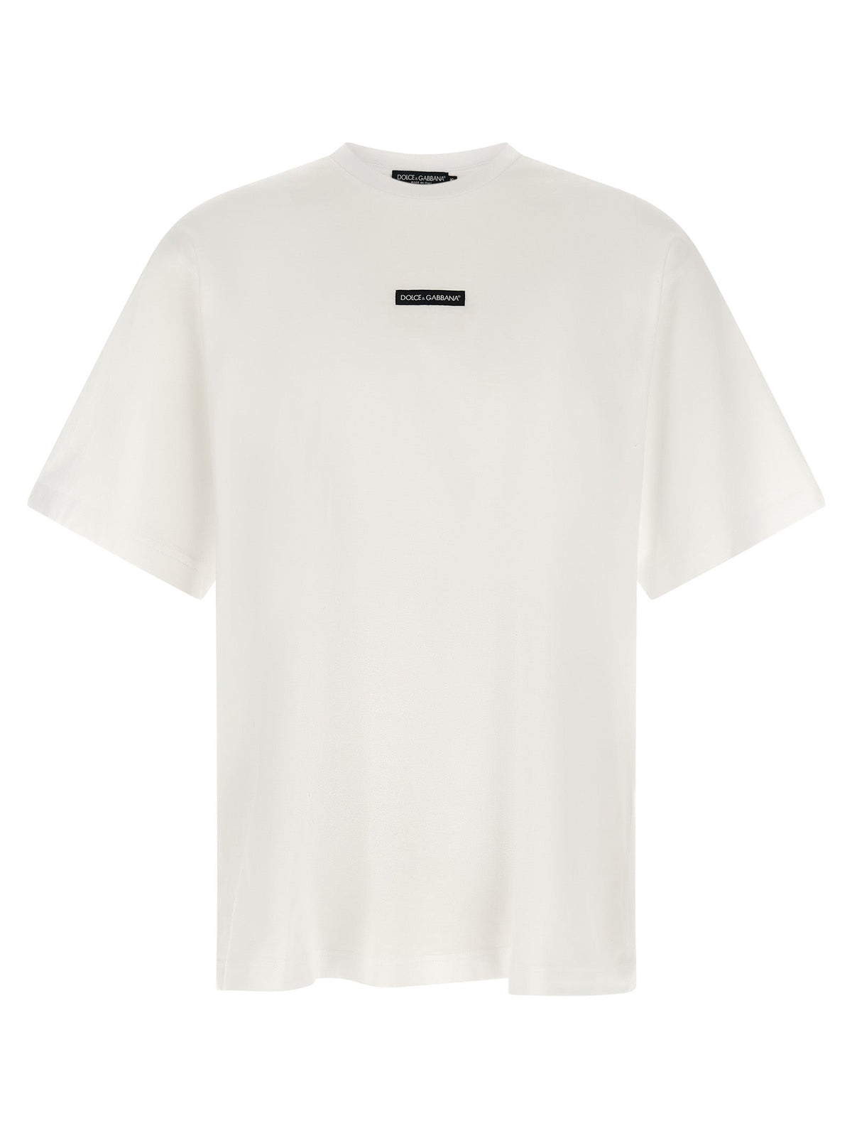 Dolce & Gabbana White Cotton T-Shirt
