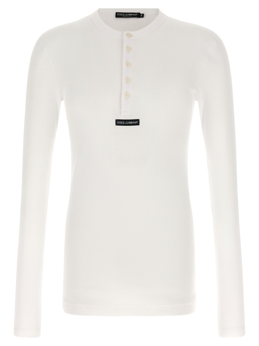 Dolce & Gabbana White Cotton T-Shirt
