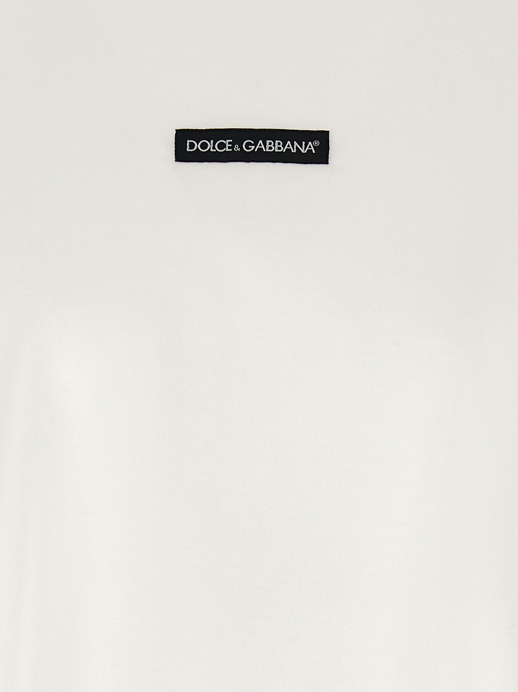 Dolce & Gabbana White Cotton T-Shirt