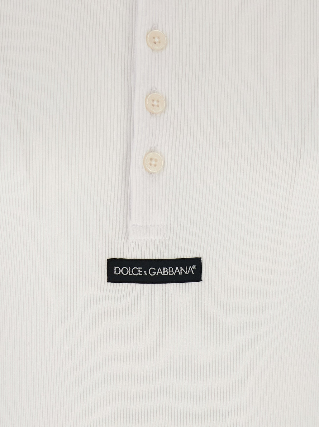Dolce & Gabbana White Cotton T-Shirt