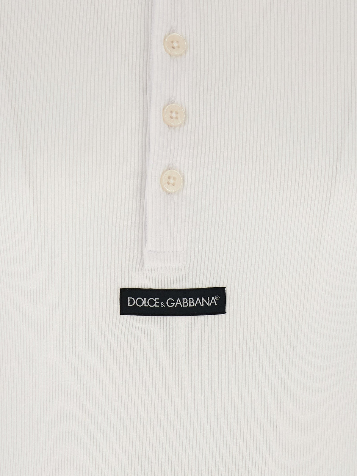 Dolce & Gabbana White Cotton T-Shirt