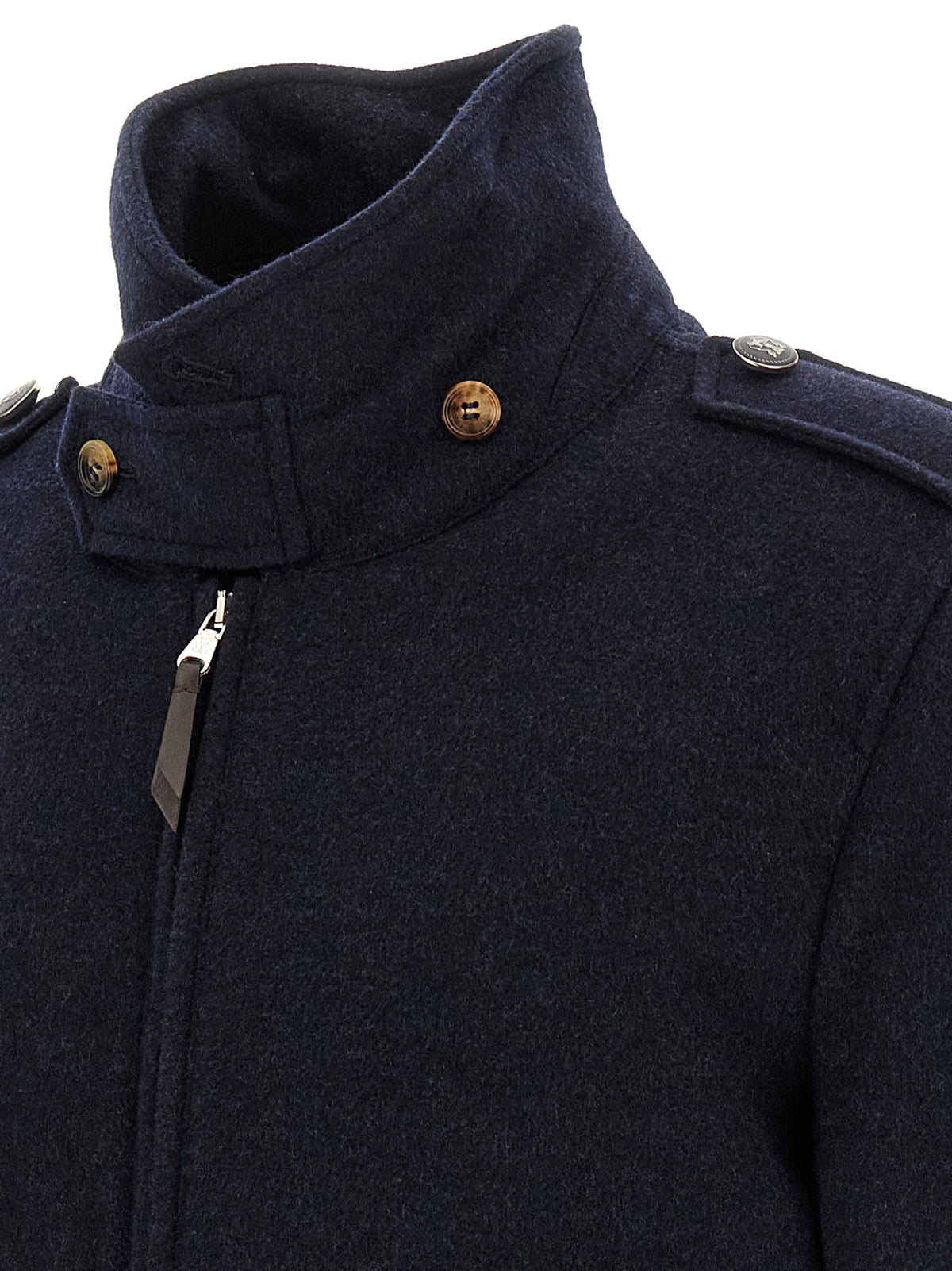 Brunello Cucinelli Blue Cashmere Bomber