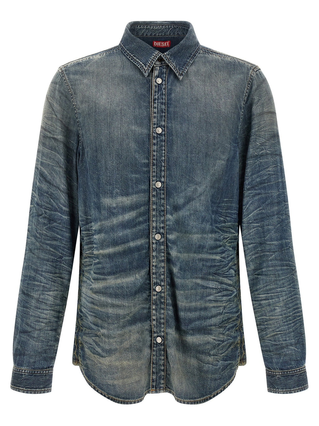 Diesel Blue Lyocell Blouse