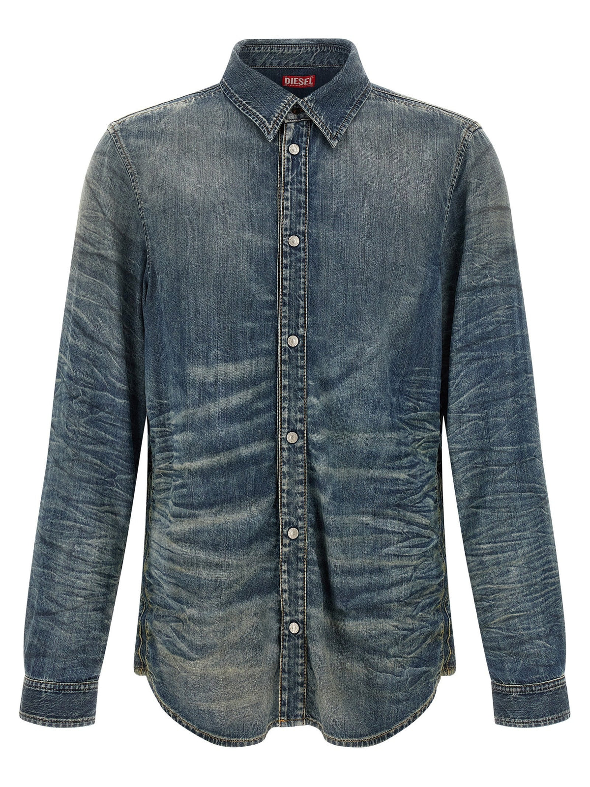 Diesel Blue Lyocell Blouse