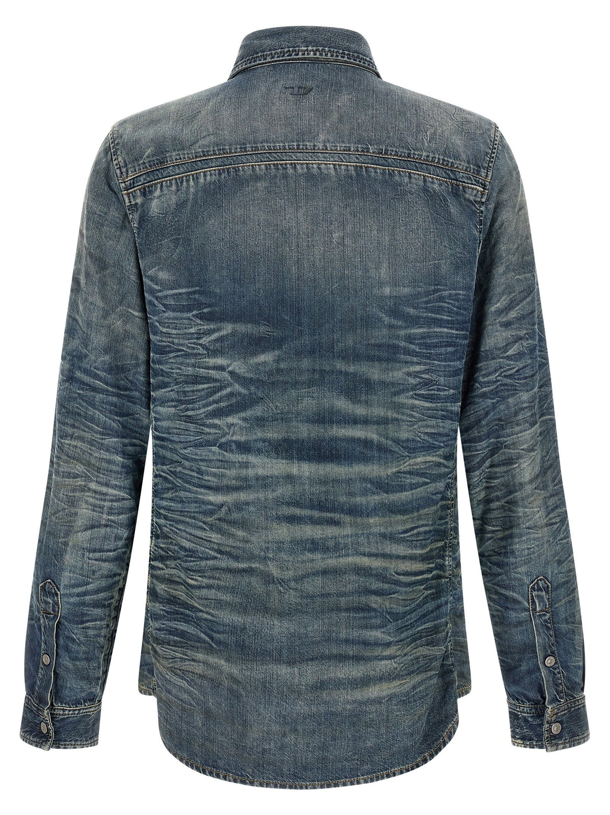 Diesel Blue Lyocell Blouse