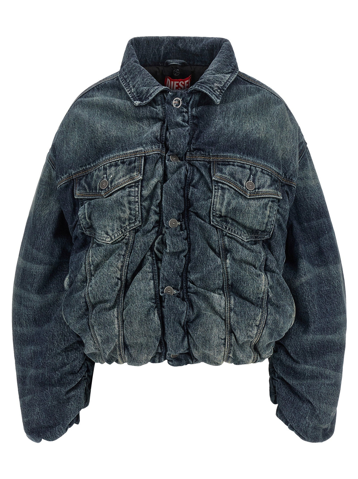 Diesel Blue Cotton Denim Jacket