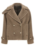 Tagliatore Beige Wool Coat
