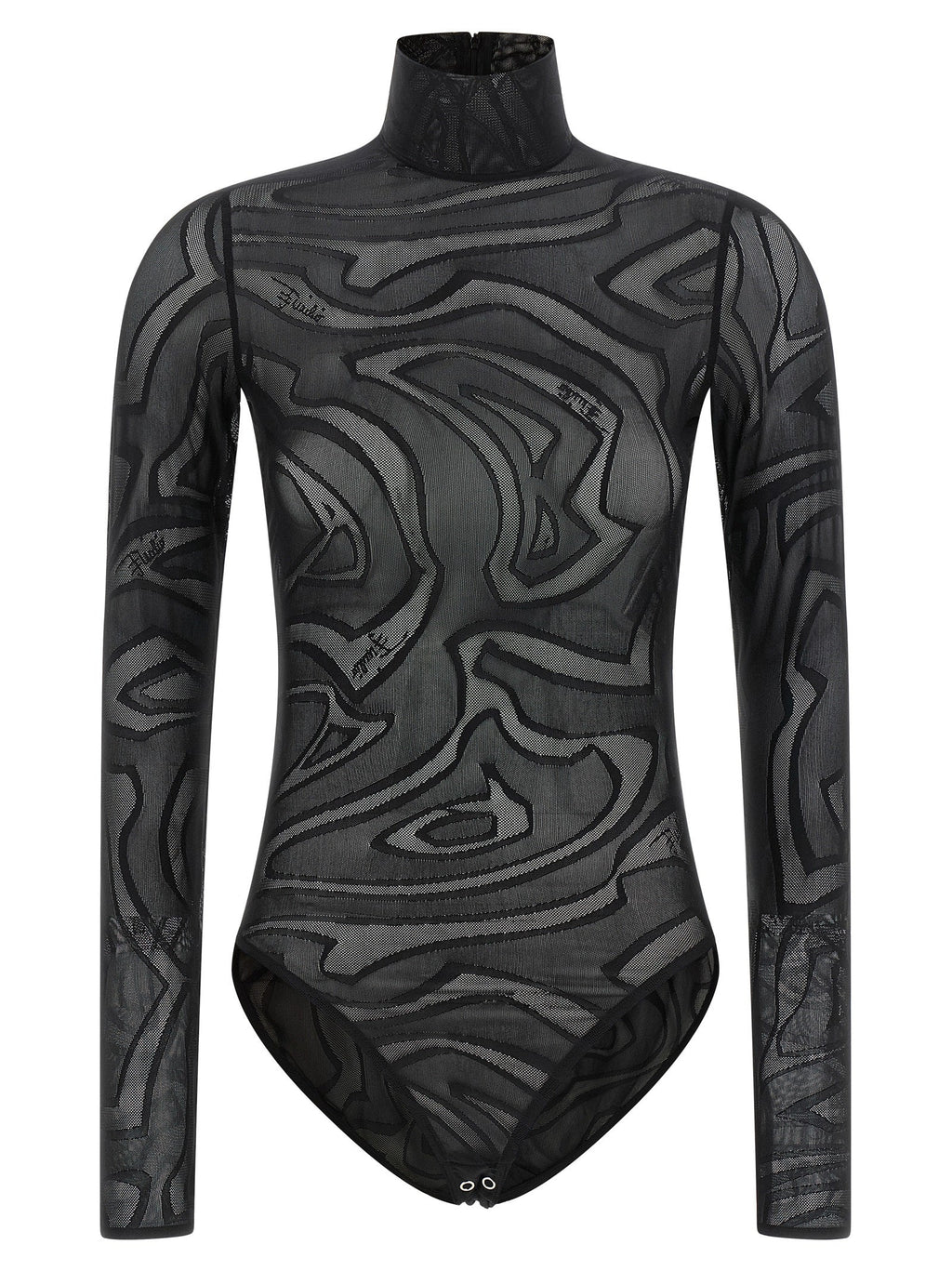 Emilio Pucci Black Polyamide Bodysuit