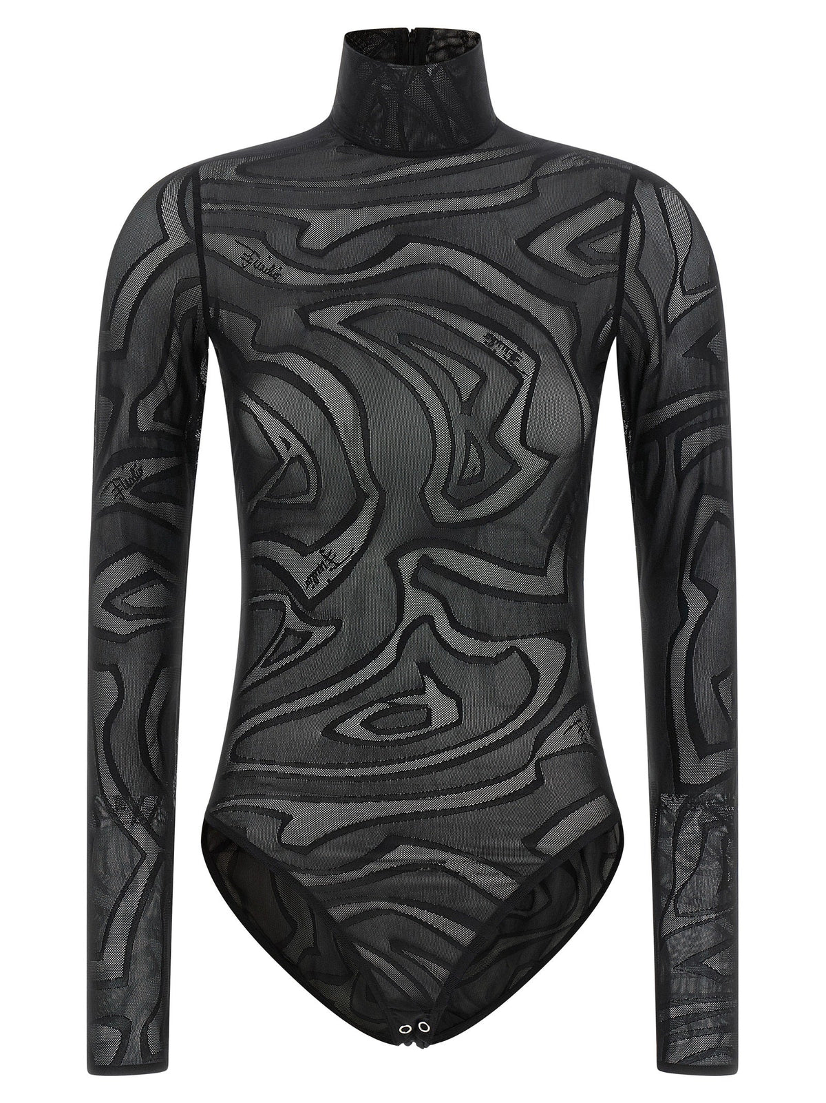 Emilio Pucci Black Polyamide Bodysuit