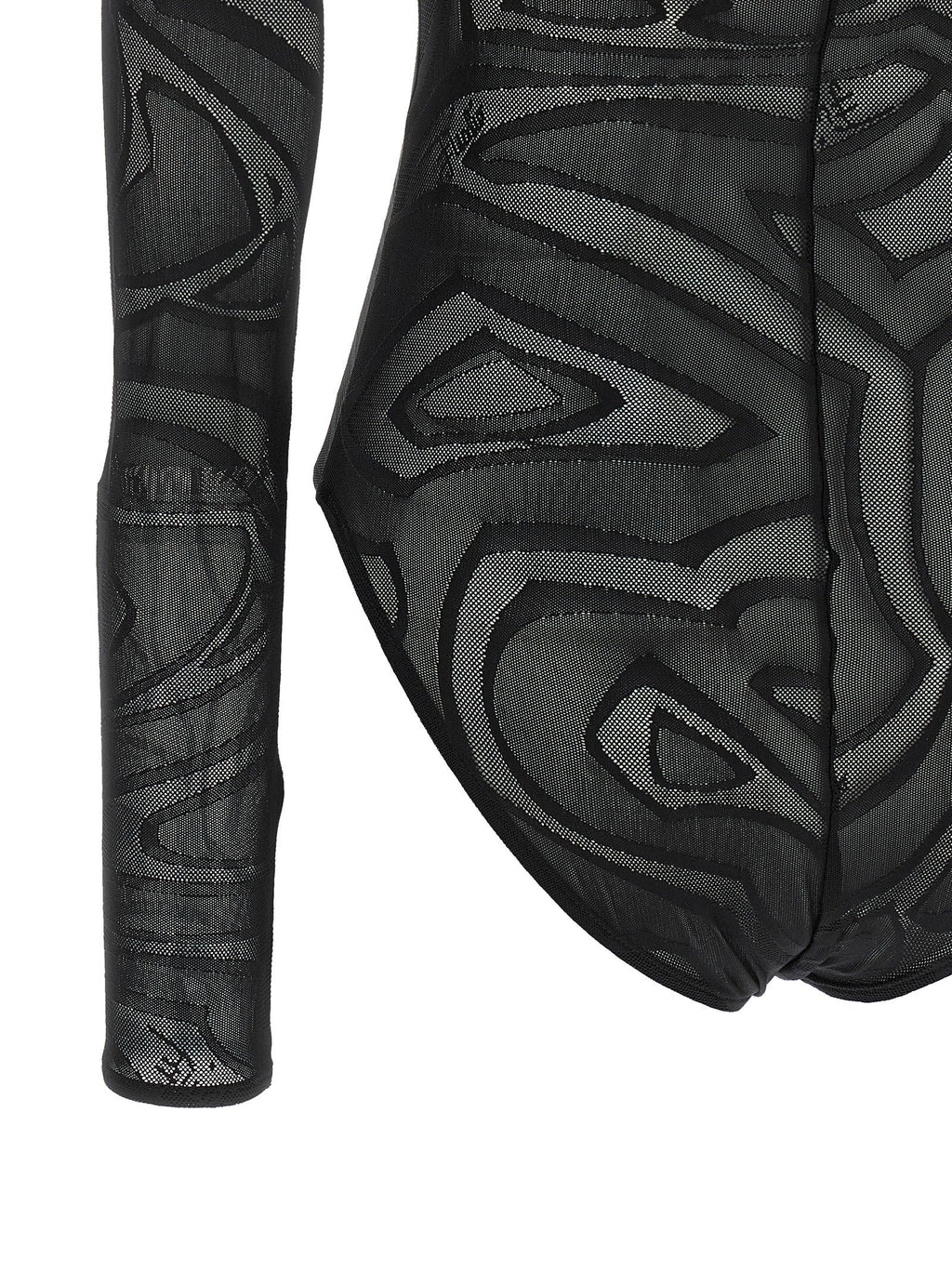 Emilio Pucci Black Polyamide Bodysuit