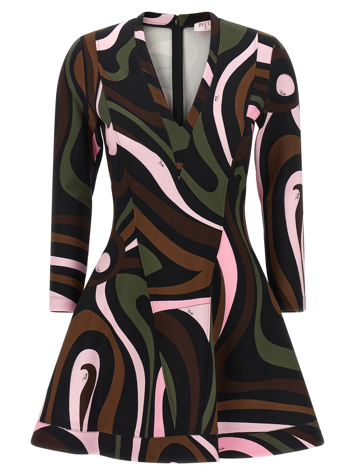 Emilio Pucci Multicolor Viscose Short Dress