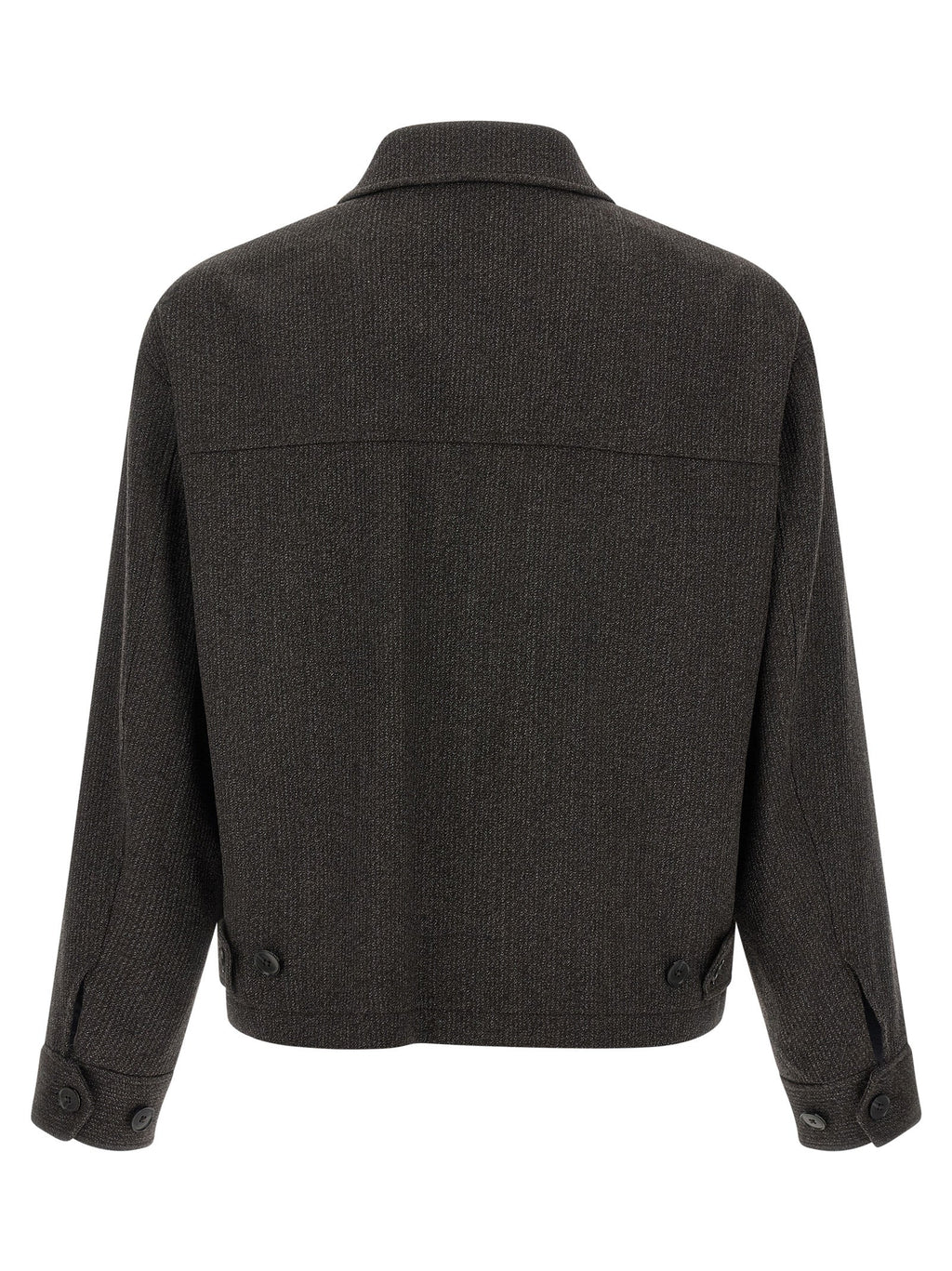 MFPEN Brown Wool Full-Length Jacket