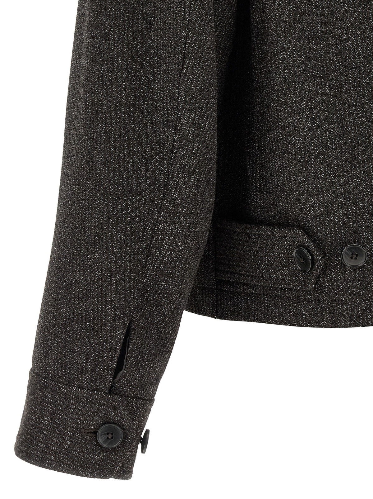 MFPEN Brown Wool Full-Length Jacket