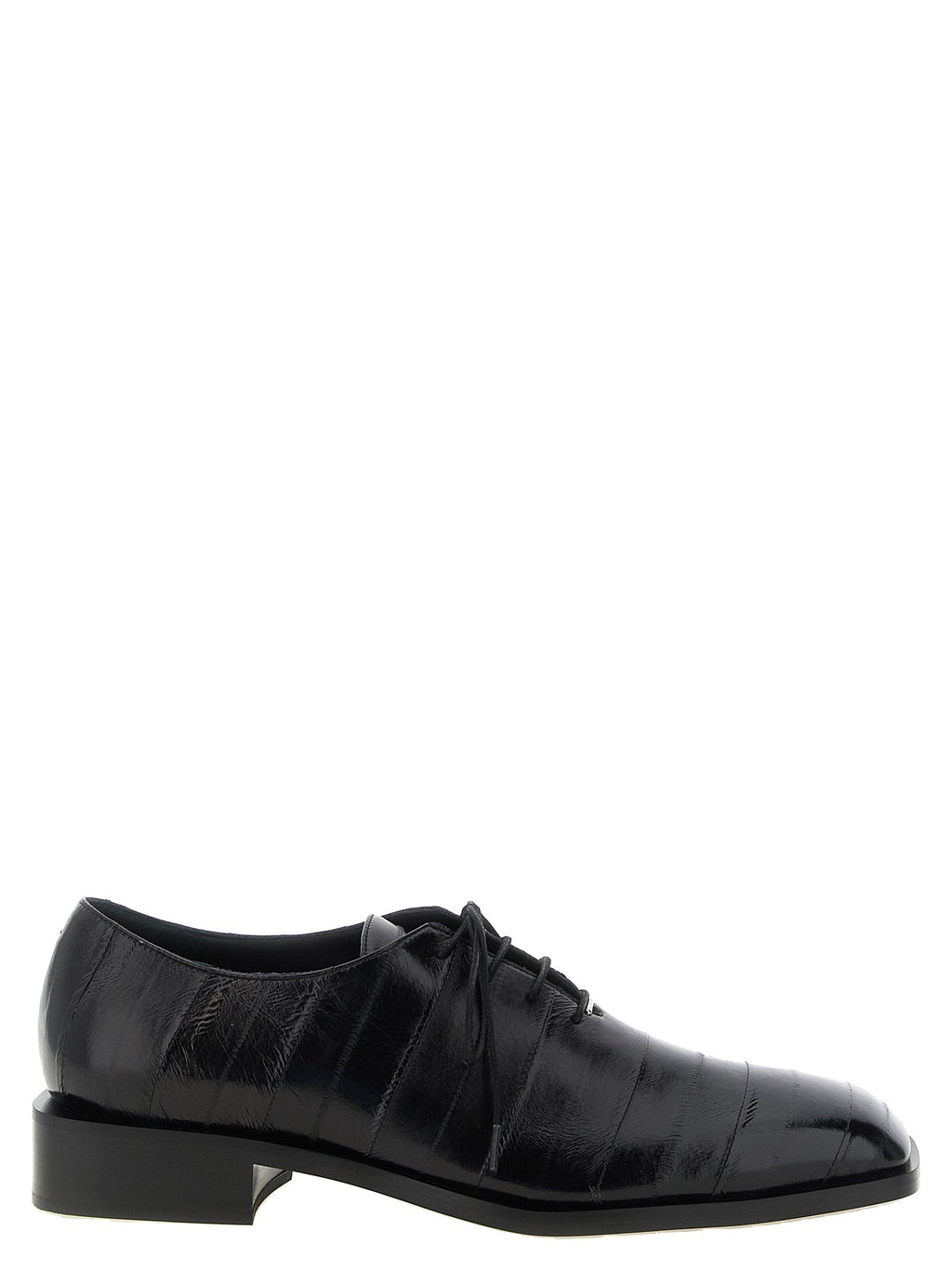 Giuseppe Zanotti Black Leather Oxfords And Derbies