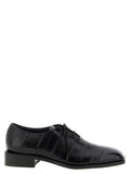 Giuseppe Zanotti Black Leather Oxfords And Derbies
