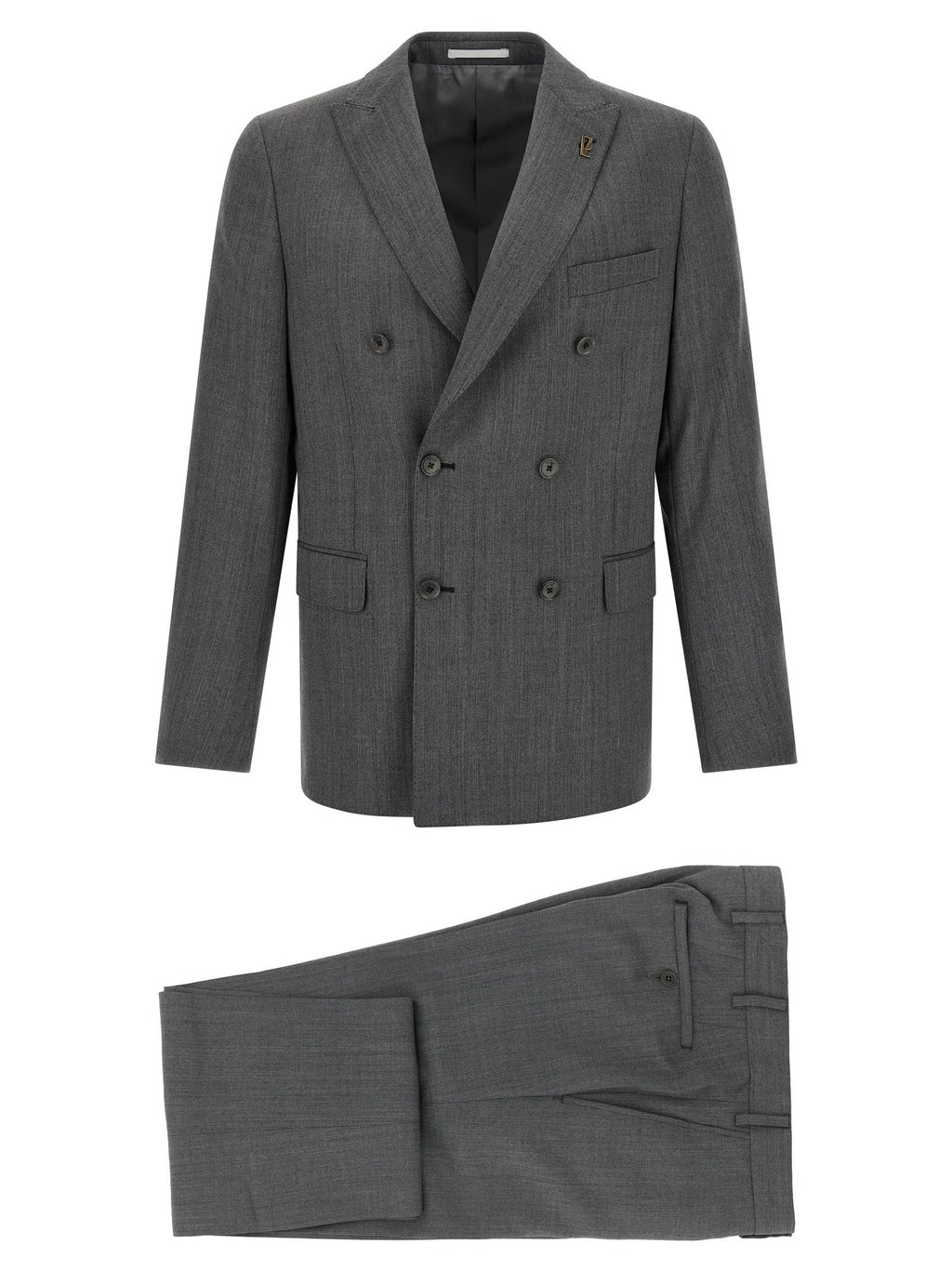 Pal Zileri Gray Wool Suit