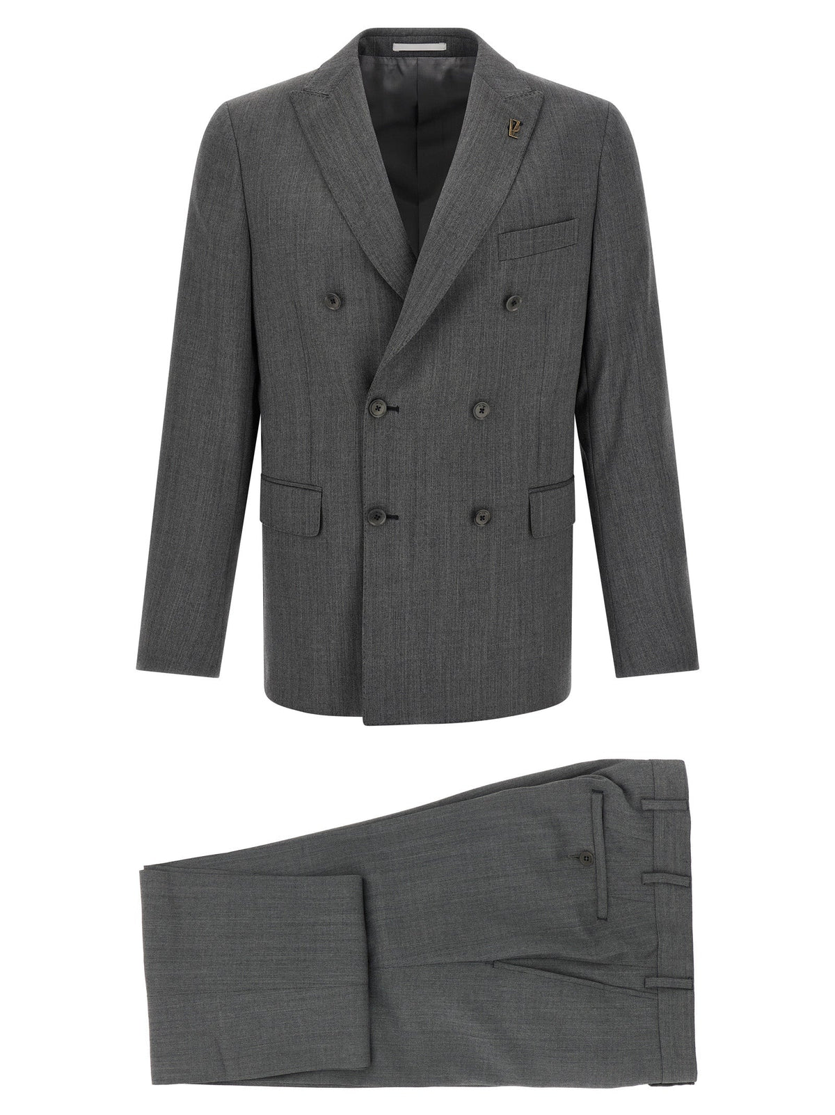 Pal Zileri Gray Wool Suit