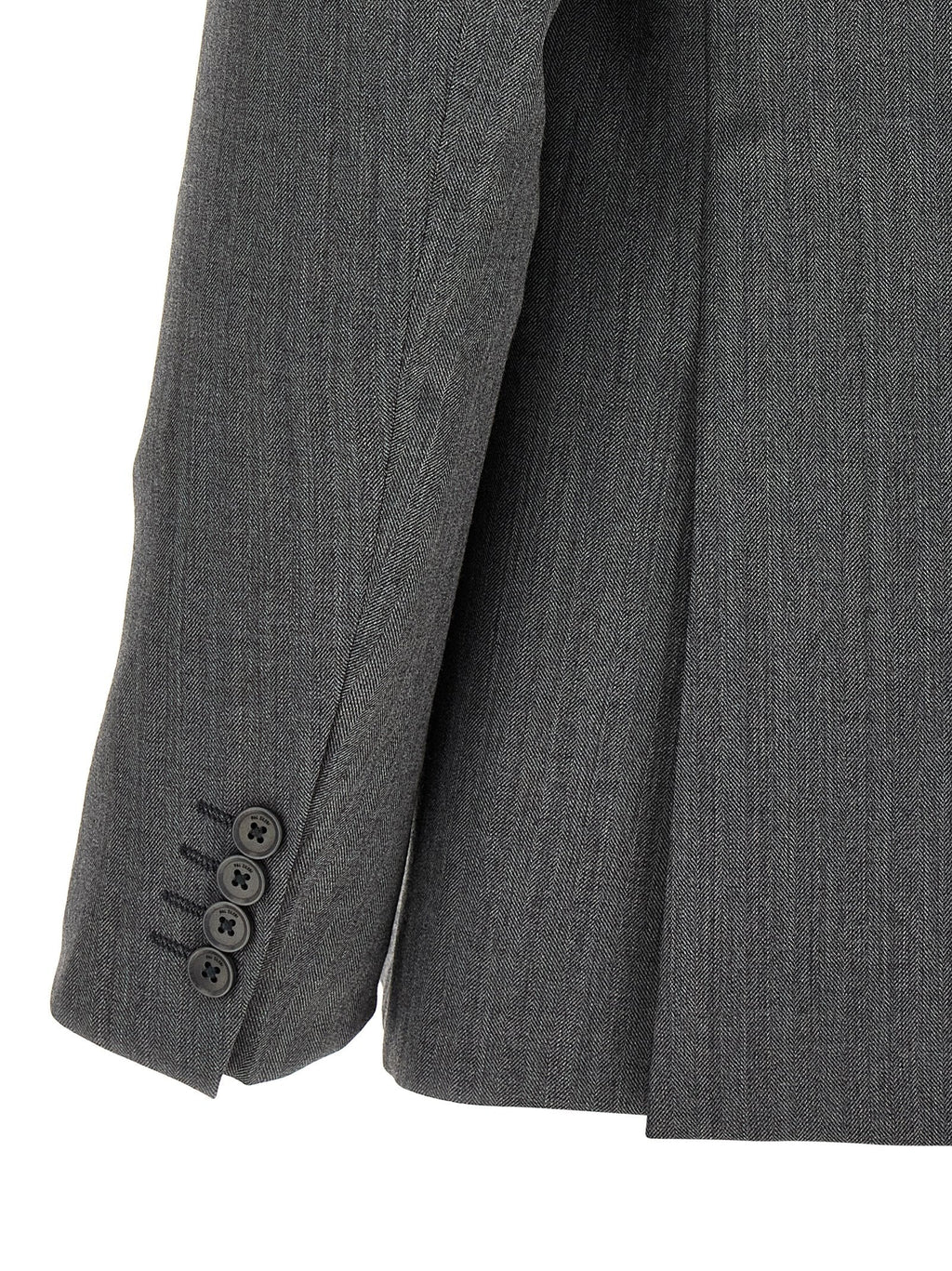 Pal Zileri Gray Wool Suit