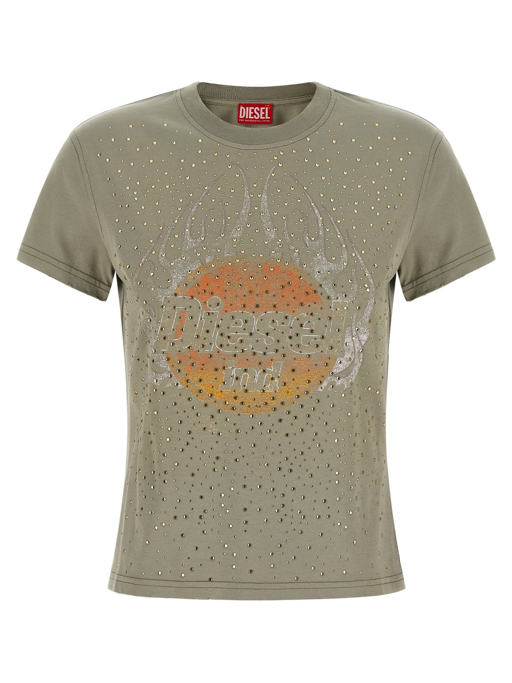 Diesel Bicolor Cotton T-Shirt