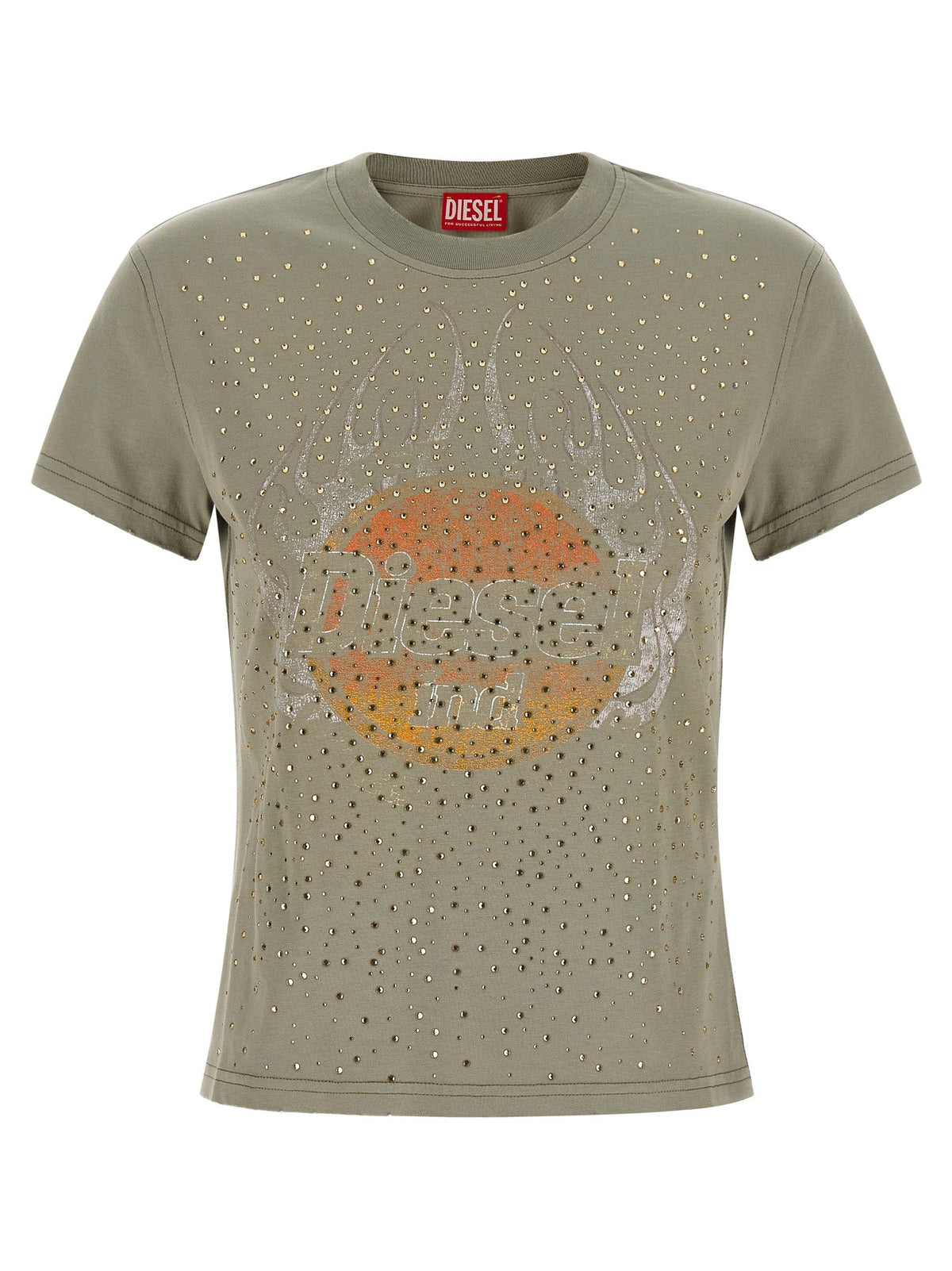 Diesel Bicolor Cotton T-Shirt