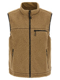 Gramicci Beige Polyester Sleeveless Jacket