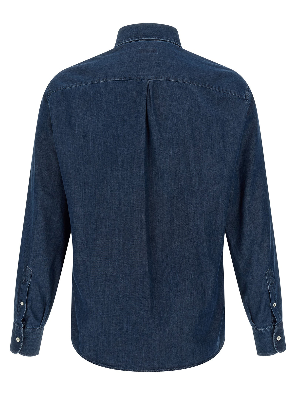 Brunello Cucinelli Blue Cotton Blouse